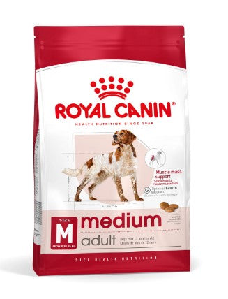 Royal Canin Dry Food for Medium Breed Adult Dogs (12+ Months & 11-25kg) 15kg