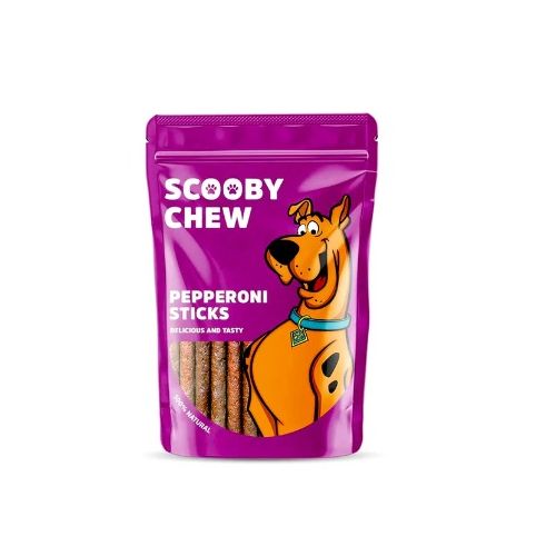 scooby treats for dog pepperoni sticks 120 gm