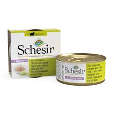Schesir Cat Food Chicken With Apple In Cooking Water 75g