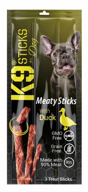 K9 Meaty Sticks Dog Treats with Duck