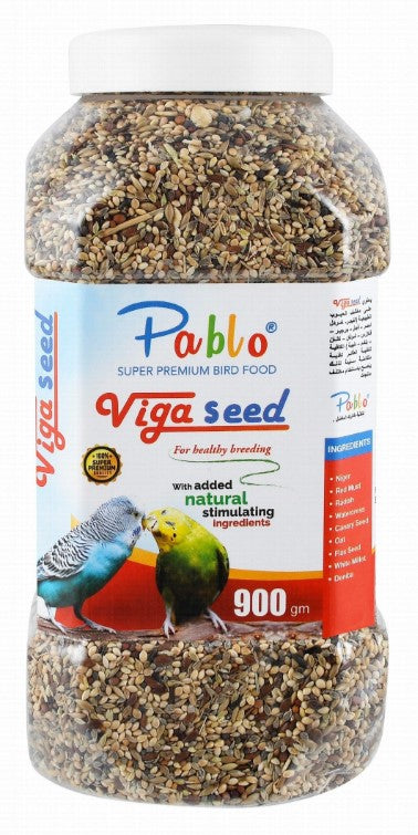 Pablo Super Premium Budgie Stimulating Food Blend Bird Food900 gr