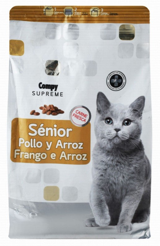 Compy Supreme Dry Food with Rice & Chicken for Adult Cats 1.5kg