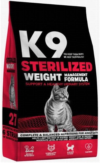K9 Dry Food for Sterilized Adult Cats 2kg