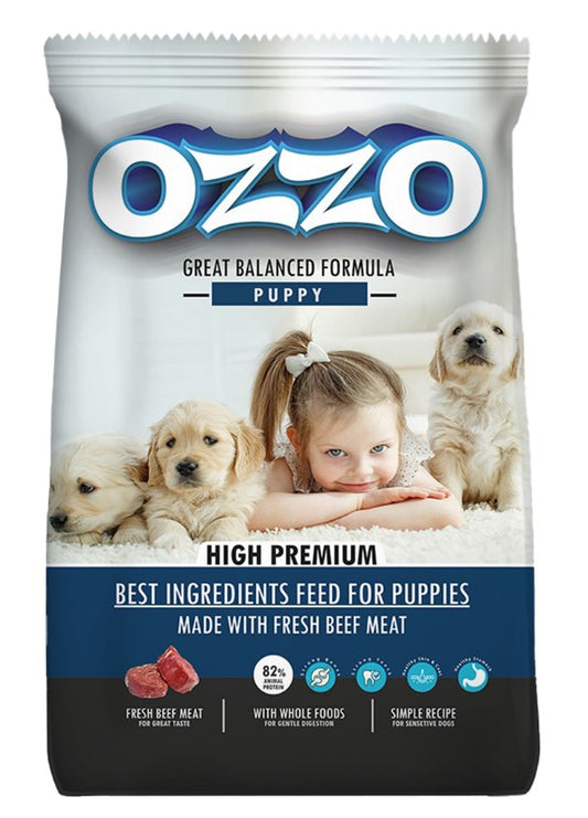 ozzo Dry Food with Beef for Sensitive Puppies 15kg