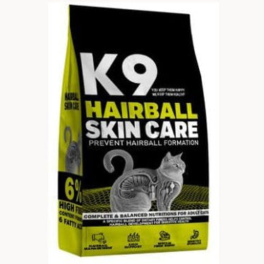 K9 Anti-Hairball Dry Food for Adult Cats 500gm