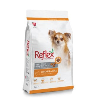 Reflex Dry Food with Chicken & Rice for Small Breed Adult Dogs3K
