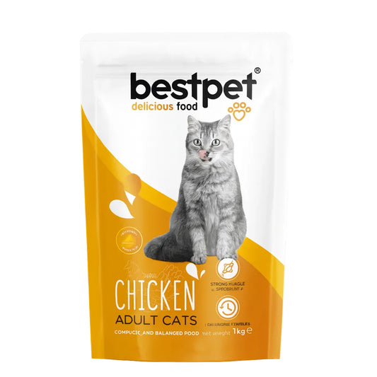 Bestpet dry food for adult cat 1kg
