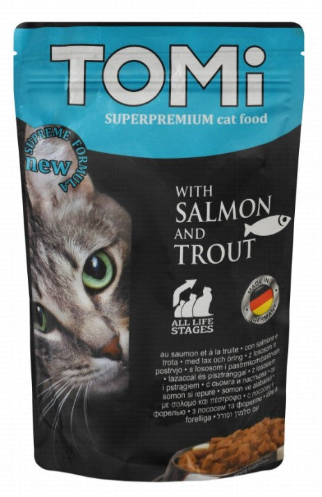 tomi wet food with salmon&trout for cat 100gr
