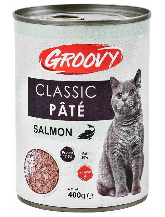 Groovy Classic Cat Pate with Salmon400 gr