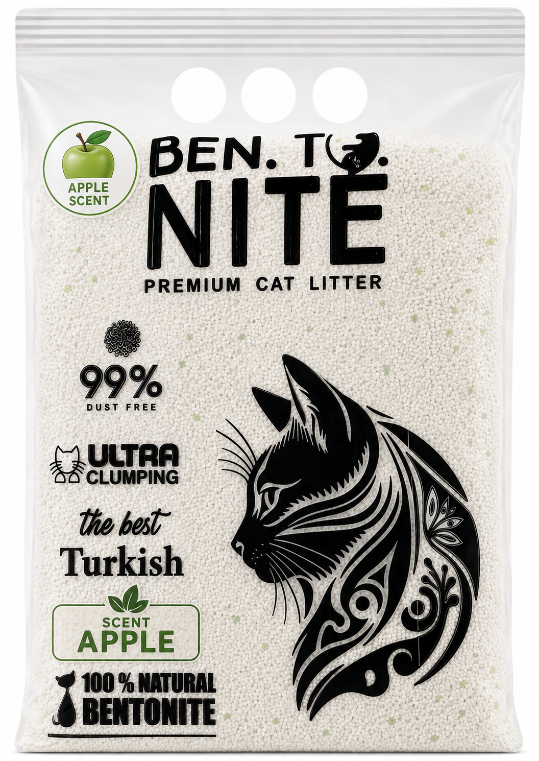 Ben To Nite cat litter apple Scented 10L