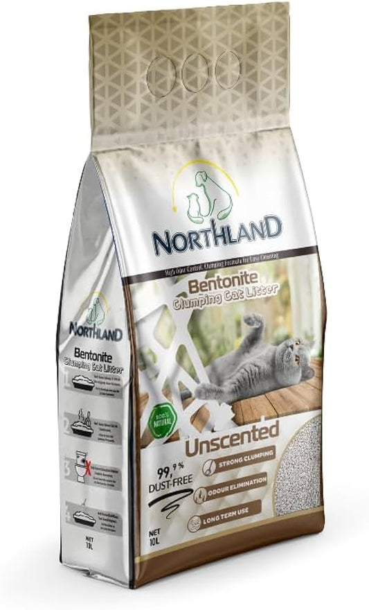 Northland Unscented Bentonite Clumping Cat Litter 5L