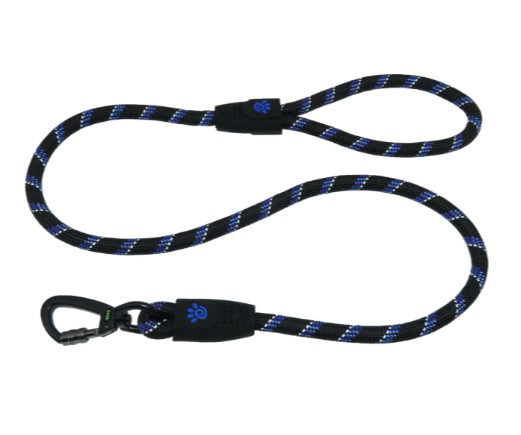 Doco Black & blue Reflective Rope Dog Leash (150x0.8cm)