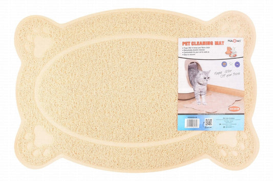 Naomi beige Soft Litter Trapping Mat 38*60