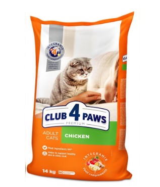Club 4 Paws Dry Food with Chicken for Adult Cats 14k