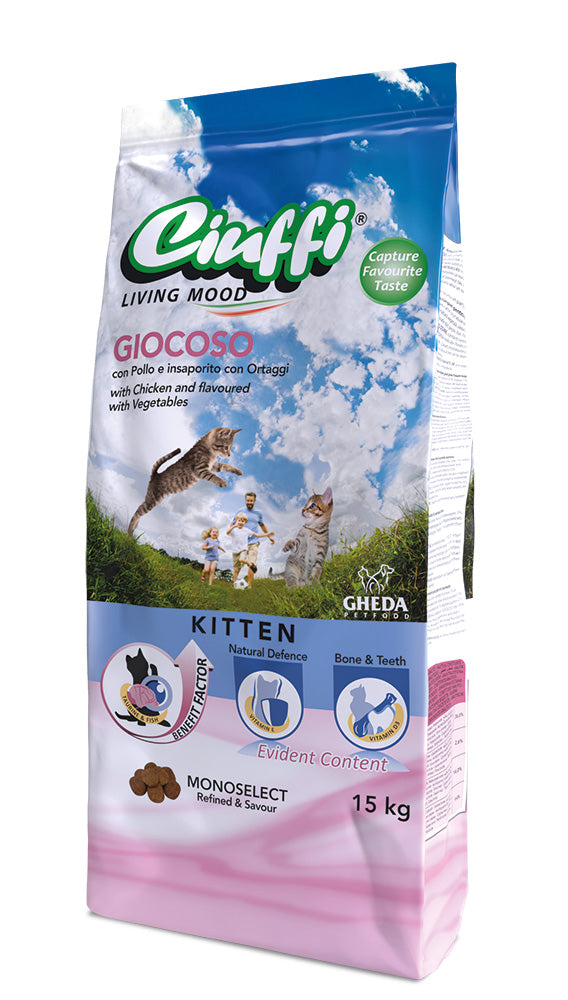 ciuffi dry food for kitten 15kg