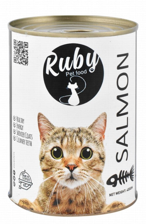 Ruby Wet Cat Food with Salmon 400gm