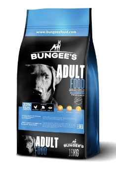 Bungees Dry Food with Chicken & Vegetables for Adult Dogs (1+ Years) 16k