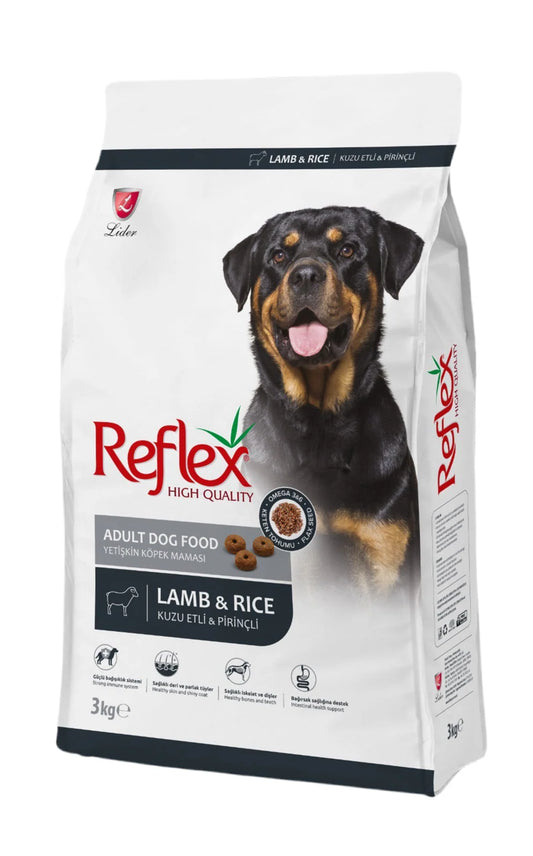 Reflex Dry Food with Lamb & Rice for adult dog 3KG