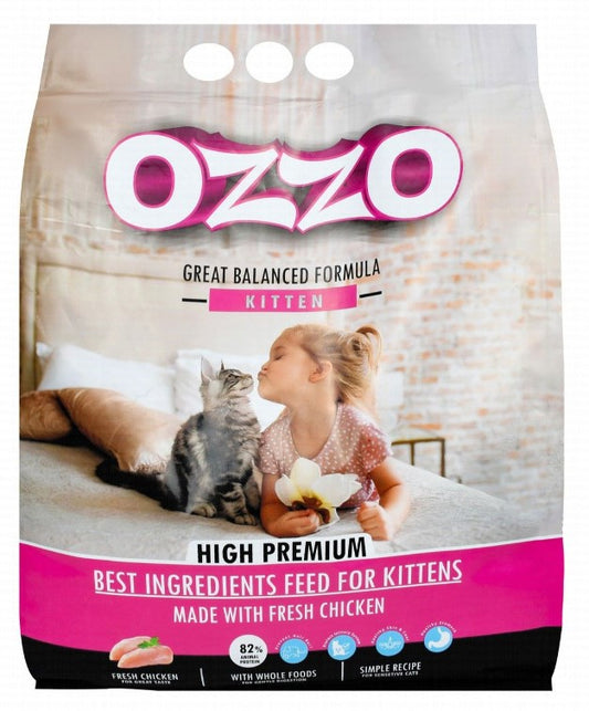 Ozzo Dry Food with Chicken for Sensitive Kittens 10kg