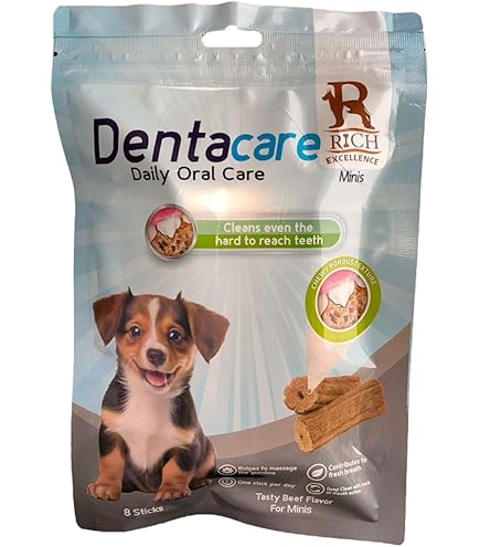 Rich Dentalife Stick Treats Beef Flavor for mini Dogs