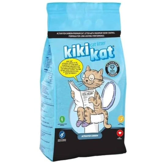Kiki Kat Activated Carbon Clumping Cat Litter 5L