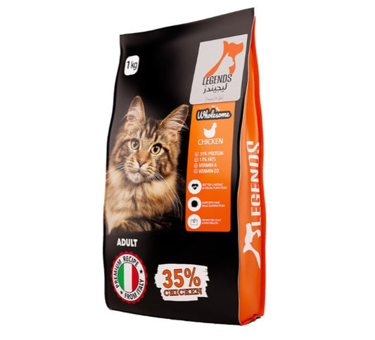 legends dry food with Chicken for adult cats 1 kg