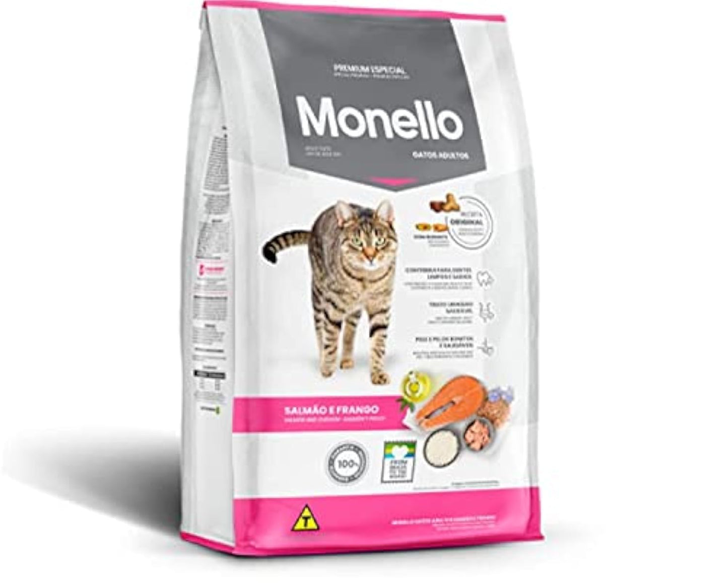 Monello dry food with salmon & chicken for cats 15k