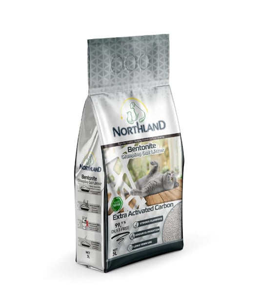 Northland Bentonite Clumping Cat Litter carbon 5L