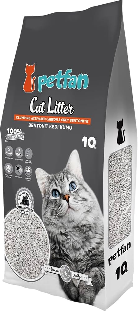 Pet fan cat litter carbon scented 10L