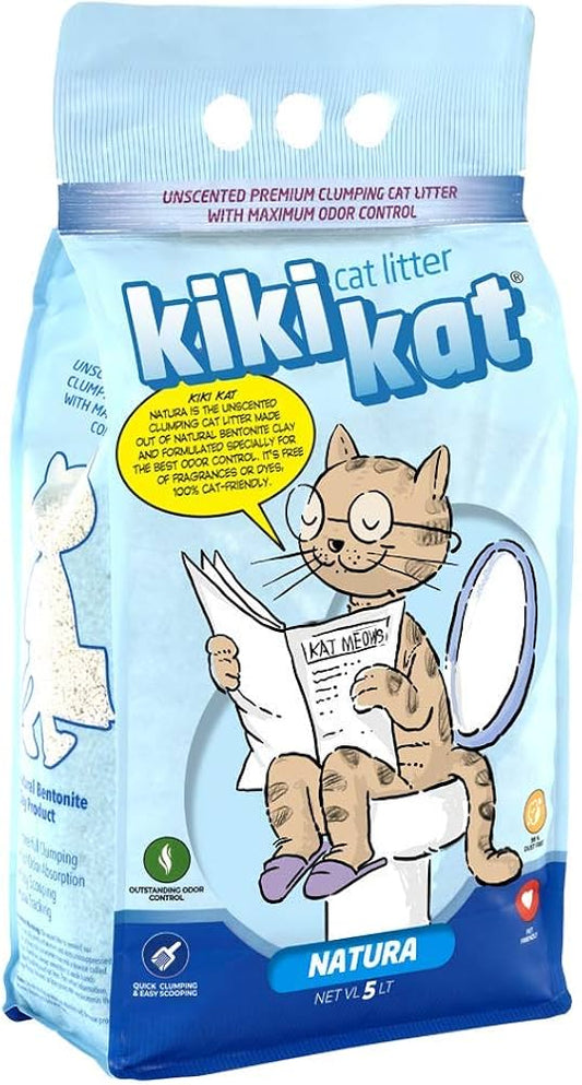 Kiki Kat natural Clumping Cat Litter 4.35 kg