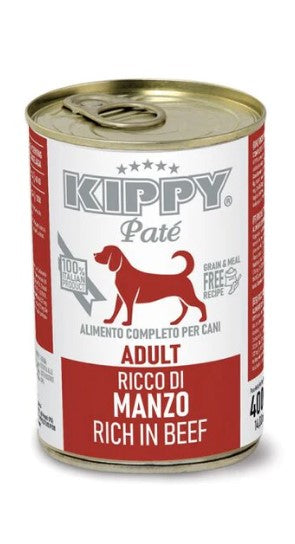 kippy wet food for dog with manzo 400gm