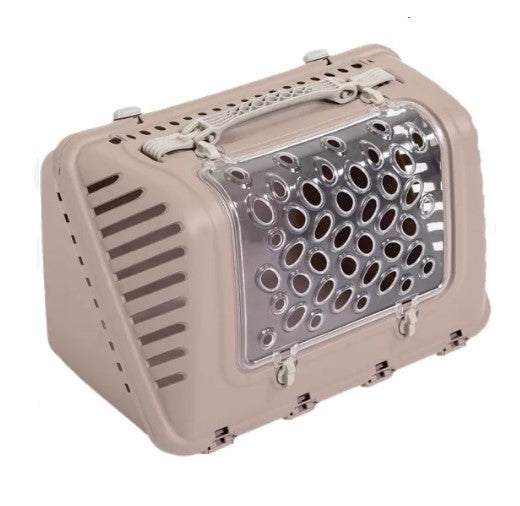 Trasportini Brown Pet Carrier Crate (40x25x27cm)