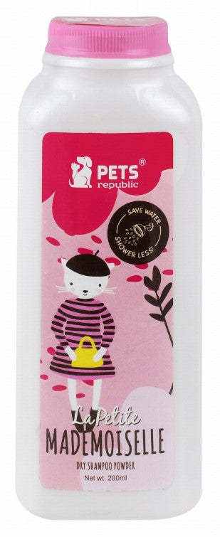 Pets Republic La Petite Mademoiselle Pet Shampoo Powder 200 gr