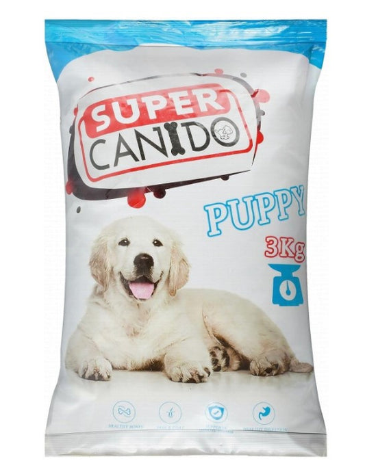 Super Canido Dry Food for Puppies 3kg