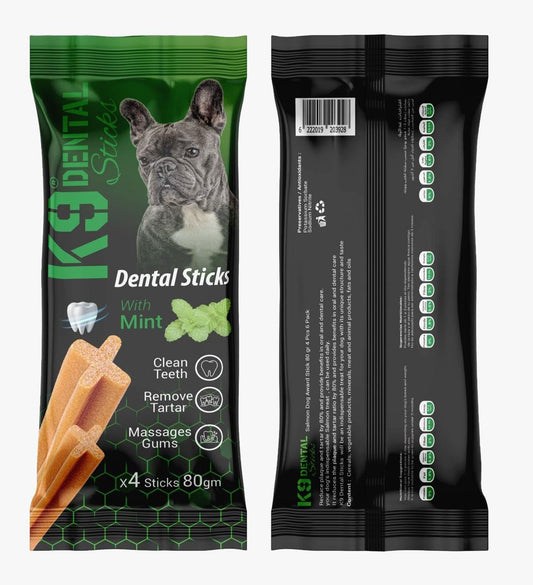 k9 dental sticks mint for dogs 80gm