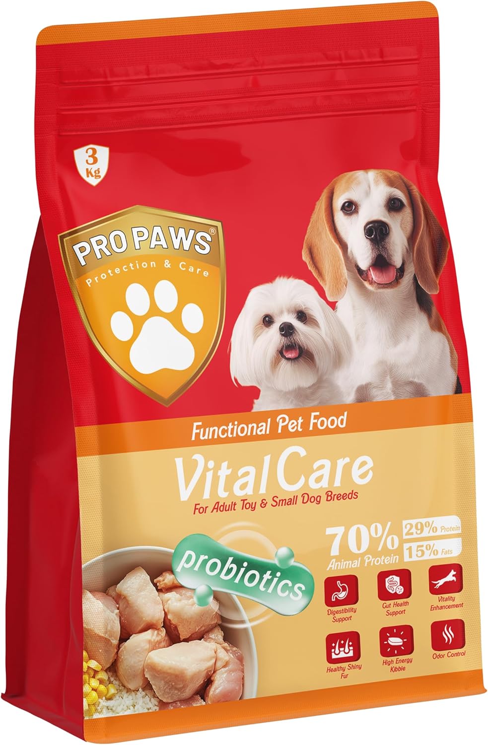 Pro paws dry food vital care for dog 3k
