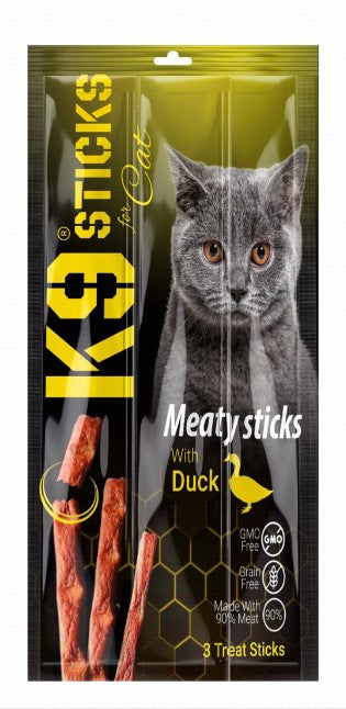 K9 Meaty Sticks Cat Treats with Duck