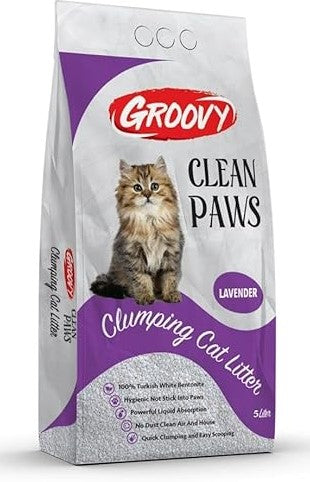 GROOVY CAT LITTER LAVENDER 5L