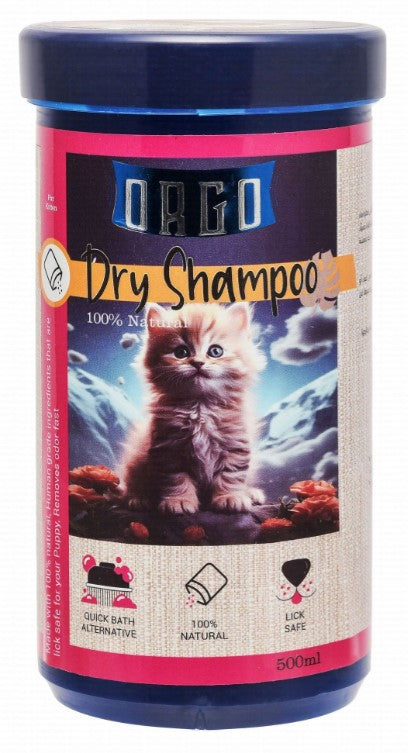 Orgo Dry  Shampoo with Long Lasting Lolly Pop Cologne