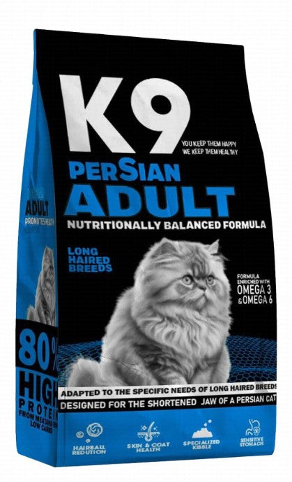 K9 Dry Food for Long Haired Adult Persian Cats 2kg
