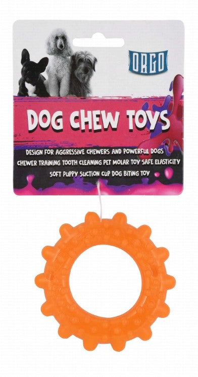 Orgo Cog Shaped Dog Chew Toy