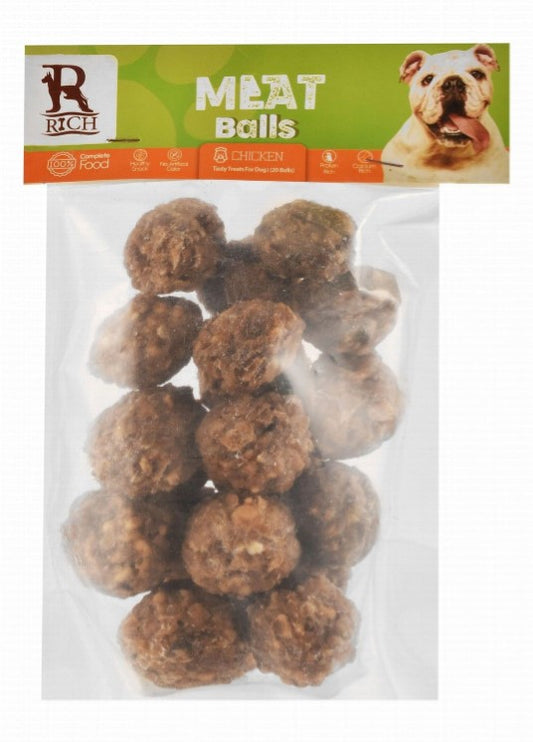 Rich Chicken Meatball Dog Treats
