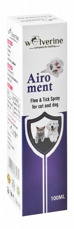 Wolverine Airoment Pet Flea & Tick Spray 100ml