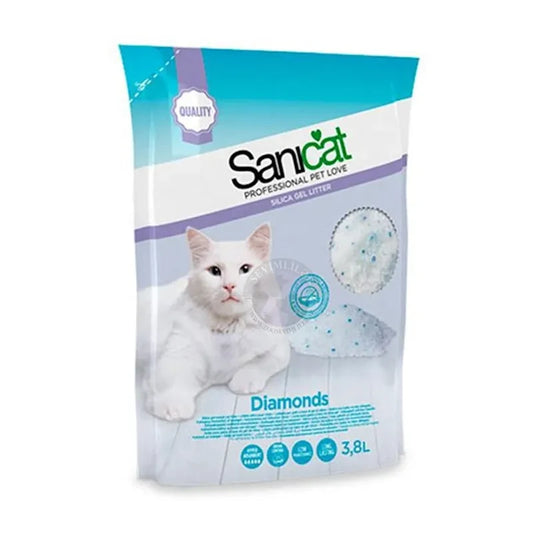 Sanicat diamonds litter silia gel 3.8L