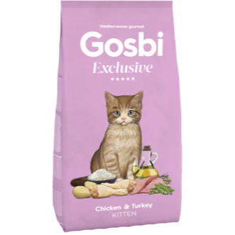 Gosbi Exclusive Dry Food with Chicken & Turkey for Kittens 1.5kg