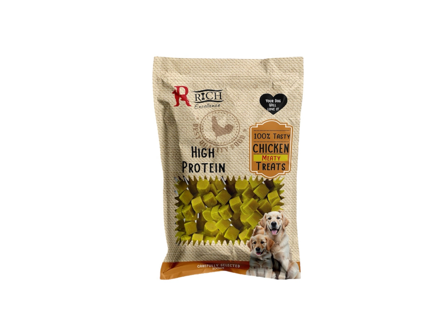 rich treats with chicken 100g