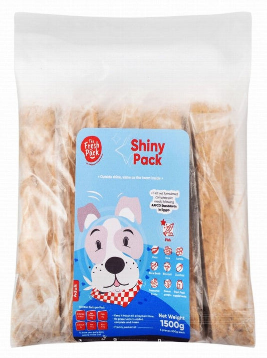 The Fresh Pack Frozen Food with Fish for Adult Dogs