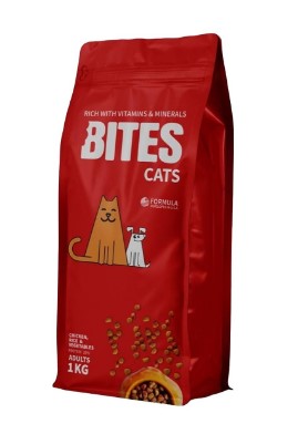 Bites Dry Food with Chicken Rice & Vegetables for Adult Cats 1k