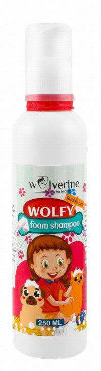 Wolverine Wolfy Pet Foam Shampoo Bubblegum Scent 250ml