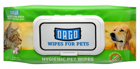 Orgo Pet Wet Wipe Glove Lavender Scent 48 wipes